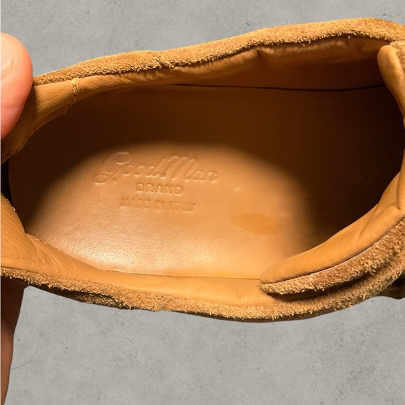 Good Fellas Men's Tan Suede Sneakers - Made in Italy - Picture 6 of 8